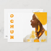 CARTE POSTALE PEINTURE D'OCHUN (Devant / Derrière)
