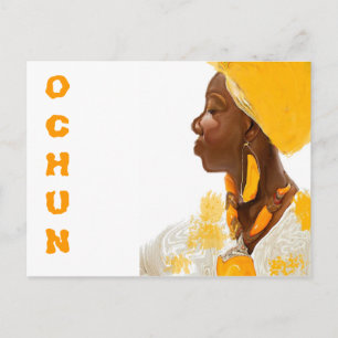 CARTE POSTALE PEINTURE D'OCHUN