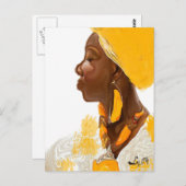 CARTE POSTALE PEINTURE D'OCHUN (Devant / Derrière)