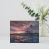 Carte Postale Peinture du phare de Vieques (Debout devant)