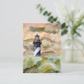 Carte Postale Peinture du phare St Augustine Florida (Debout devant)