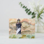 Carte Postale Peinture du phare St Augustine Florida (Debout devant)