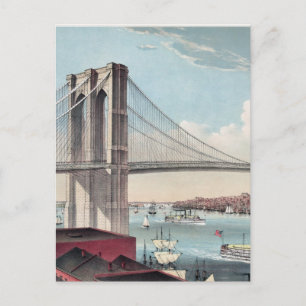 Carte Postale Peinture du pont Brooklyn