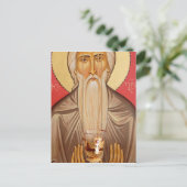 Carte Postale Peinture d'un saint âgé (Debout devant)