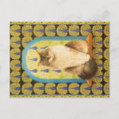 CARTE POSTALE PEINTURE EN CHAT (Devant)