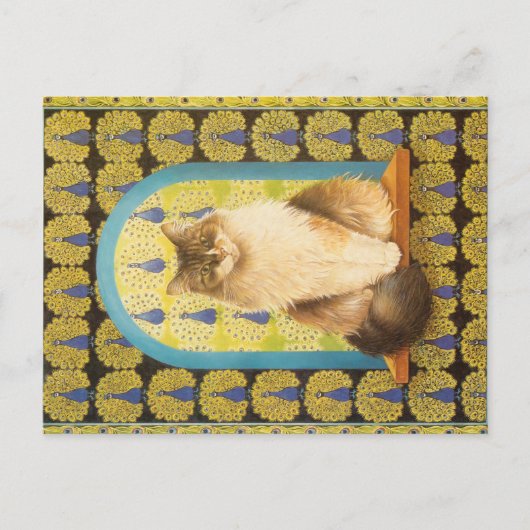 CARTE POSTALE PEINTURE EN CHAT (Devant)