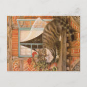 CARTE POSTALE PEINTURE EN CHAT (Devant)