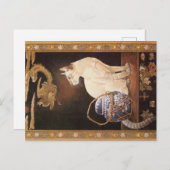 CARTE POSTALE PEINTURE EN CHAT (Devant / Derrière)