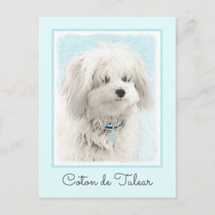 Carte Postale Peinture en coton de Tuléar - Joli art original po
