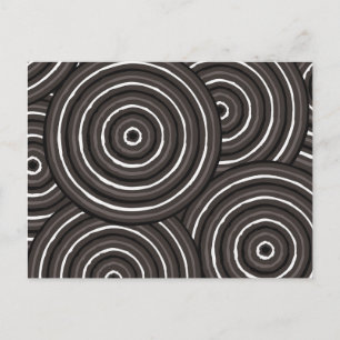 Carte Postale Peinture en ligne autochtone