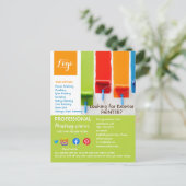 Carte Postale Peinture et décoration du prospectus (Debout devant)