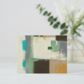 Carte Postale Peinture expressionniste avec pointes de brosse lo (Debout devant)