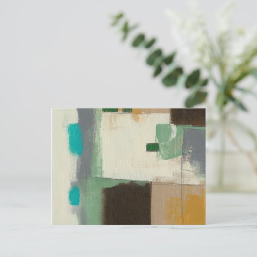 Carte Postale Peinture expressionniste avec pointes de brosse lo (Debout devant)