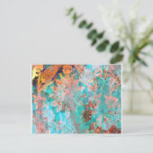 Carte Postale Peinture florale (Debout devant)