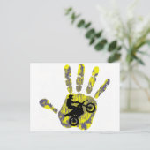 Carte Postale Peinture fraîche Moto (Debout devant)
