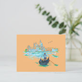 Carte Postale Peinture gondolier de Venise (Debout devant)