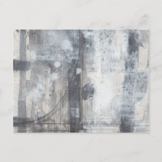 Carte Postale Peinture gris contemporaine (Devant)