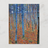 Carte Postale Peinture Gustav Klimt, Beech Grove I (Devant)