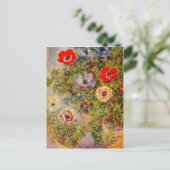 Carte Postale Peinture impressionniste florale - Claude Monet (Debout devant)