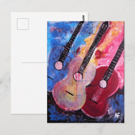 Carte Postale Peinture Jamming be Goode par Alfred Fox (Devant / Derrière)