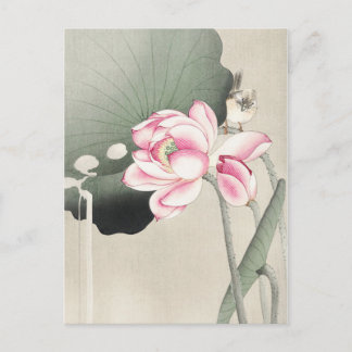 Carte Postale Peinture japonaise par Ohara koson, vintage小 古 邨 の