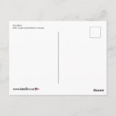 Carte Postale Peinture "Kiss Hard" sur un (Dos)