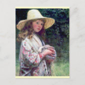 Carte Postale Peinture lapin lapin pour animal de compagnie (Devant)