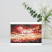 Carte Postale Peinture marine originale - Peinture d'art paysage (Debout devant)