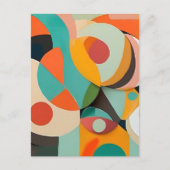 Carte Postale Peinture Moderne Du Milieu Du Siècle, Différentes  (Devant)