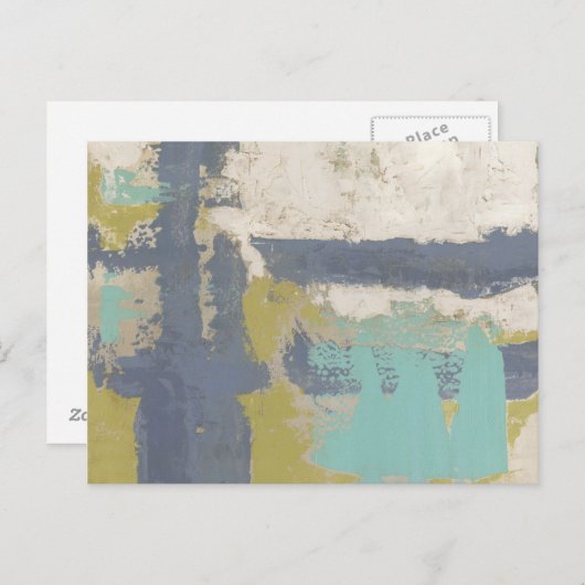 Carte Postale Peinture moderne pour la libre expression (Devant / Derrière)