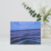 Carte Postale Peinture mondrienne, Paysage des dunes (Debout devant)