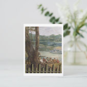 Carte Postale Peinture murale de Drakelowe Hall, nr. Burton on (Debout devant)