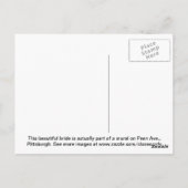 Carte Postale Peinture murale : la mariée entrant dans sa "maiso (Dos)