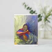 Carte Postale peinture native (Debout devant)