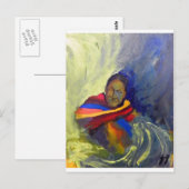 Carte Postale peinture native (Devant / Derrière)