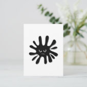 Carte Postale Peinture noire en colère (Debout devant)