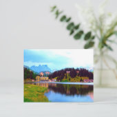 Carte Postale Peinture numérique - Lac Misurina, Italie (Debout devant)