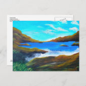 Carte postale Peinture Océanique (Devant / Derrière)