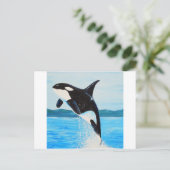 Carte Postale Peinture Orca (Debout devant)