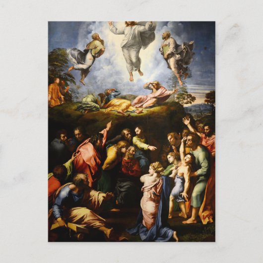 Carte Postale Peinture originale "la Transfiguration" Raffaello (Devant)