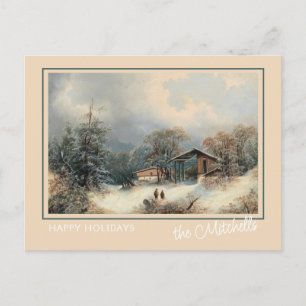 Carte Postale Peinture personnalisée de paysage de merveilleux p