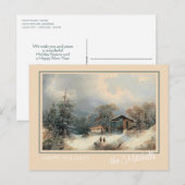 Carte Postale Peinture personnalisée de paysage de merveilleux p (Devant / Derrière)