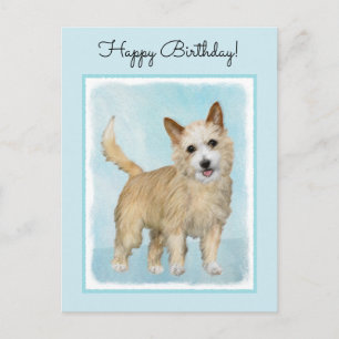 Carte Postale Peinture Podengo Pequeno portugaise - Art original