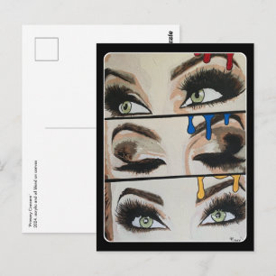 Carte Postale Peinture «Primary Concern» sur un