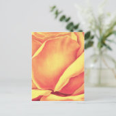 Carte Postale Peinture rose jaune - Multi (Debout devant)