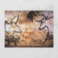 Peinture rupestre de taureaux de Lascaux