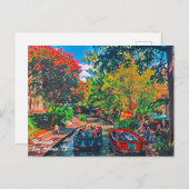 Carte postale Peinture San Antonio Riverwalk (Devant / Derrière)