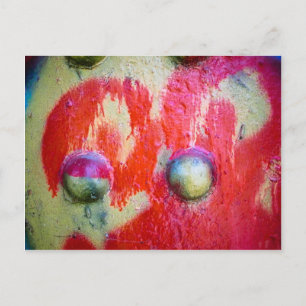 Carte Postale Peinture Spray Abstraite Art 02