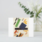 Carte Postale Peinture suprématie de Kazimir Malevich (Debout devant)