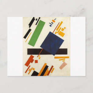 Carte Postale Peinture suprématie de Kazimir Malevich